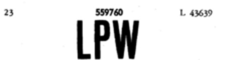 LPW Logo (DPMA, 08.12.1941)