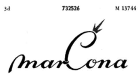 mar Cona Logo (DPMA, 20.06.1958)