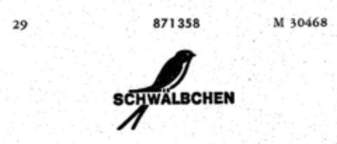 SCHWÄLBCHEN Logo (DPMA, 04.12.1968)