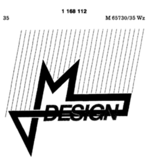 M DESIGN Logo (DPMA, 05.09.1989)