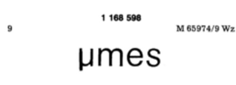 µmes Logo (DPMA, 11.10.1989)