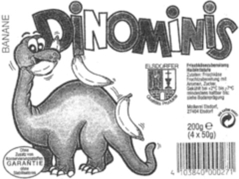 DINOMINIS Logo (DPMA, 11/23/1993)