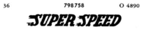 SUPER SPEED Logo (DPMA, 12.03.1964)