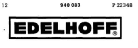 EDELHOFF Logo (DPMA, 22.08.1974)