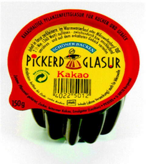 PICKERD GLASUR Logo (DPMA, 15.09.1993)