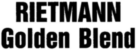RIETMANN Golden Blend Logo (DPMA, 11.05.1988)
