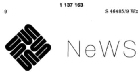 sun NeWS Logo (DPMA, 02.04.1988)