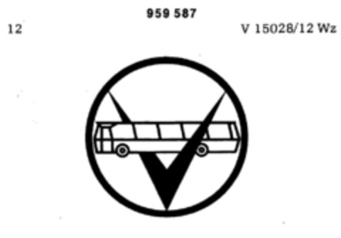 V Logo (DPMA, 03/05/1976)