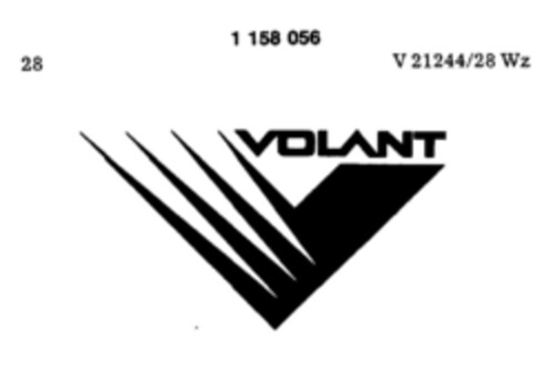 VOLANT Logo (DPMA, 20.02.1989)