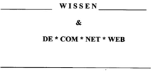 WISSEN & DE*COM*NET*WEB Logo (DPMA, 02/10/2000)