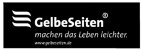 Gelbe Seiten machen das Leben leichter Logo (DPMA, 09/07/2000)