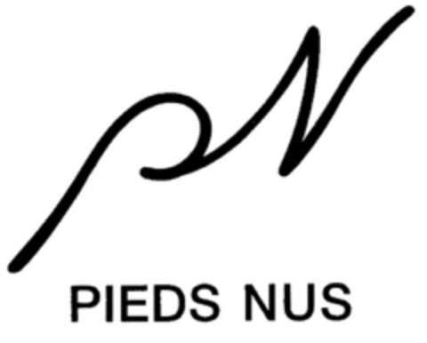 PN PIEDS NUS Logo (DPMA, 21.06.2001)