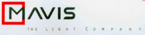 MAVIS THE LIGHT COMPANY Logo (DPMA, 19.10.2001)