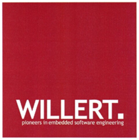 WILLERT. pioneers in embedded software engineering Logo (DPMA, 09.02.2008)