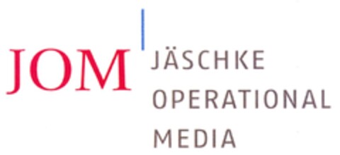 JOM JÄSCHKE OPERATIONAL MEDIA Logo (DPMA, 11/20/2008)