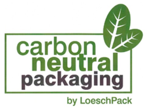 carbon neutral packaging by LoeschPack Logo (DPMA, 21.06.2011)