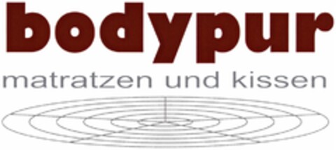 bodypur matratzen und kissen Logo (DPMA, 20.07.2012)