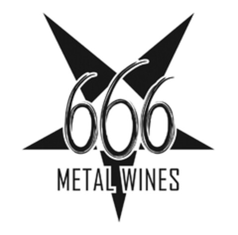 666 METAL WINES Logo (DPMA, 07/13/2015)