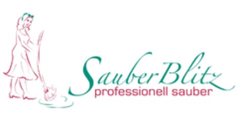 Sauber Blitz professionell sauber Logo (DPMA, 18.08.2017)
