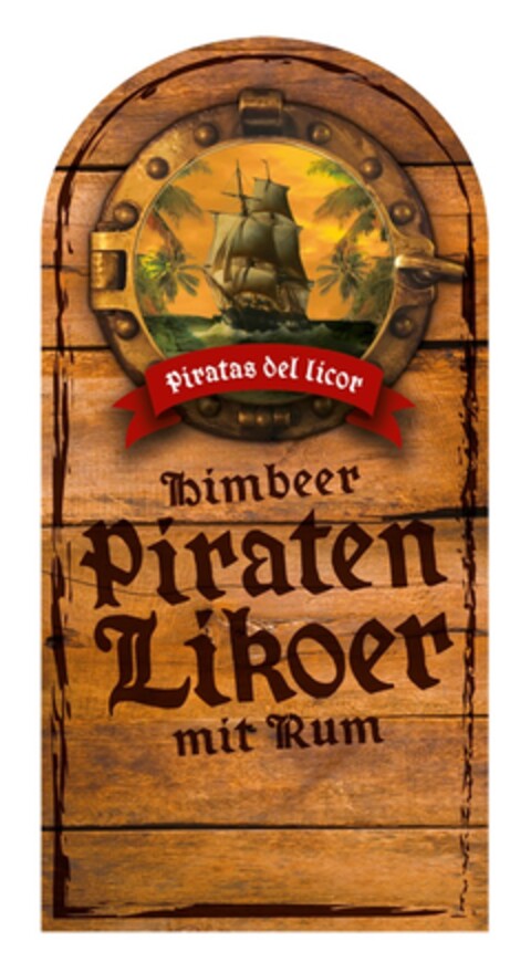 Piratas del Licor Himbeer Piraten Likoer mit Rum Logo (DPMA, 08/08/2018)