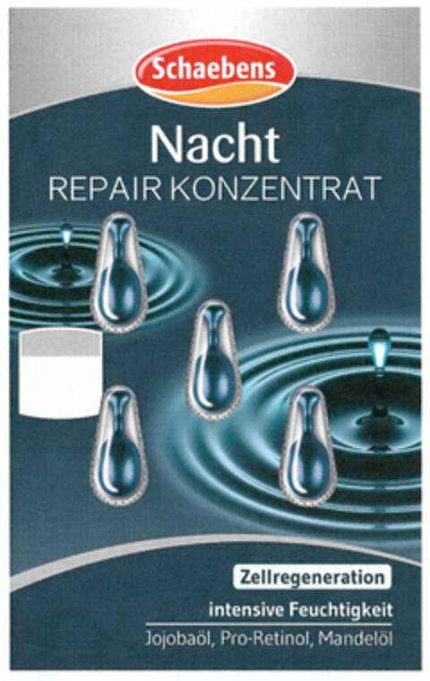 Schaebens Nacht REPAIR KONZENTRAT Logo (DPMA, 11/23/2018)