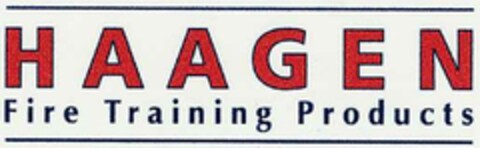 HAAGEN Fire Training Products Logo (DPMA, 05.04.2002)