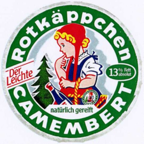 Rotkäppchen CAMEMBERT Der Leichte Logo (DPMA, 13.05.2002)