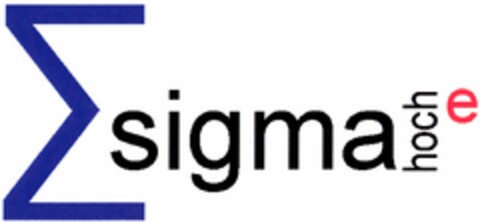 sigma hoch e Logo (DPMA, 04.05.2004)