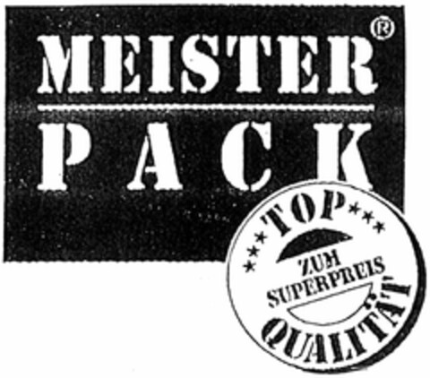 MEISTER PACK Logo (DPMA, 10/04/2004)