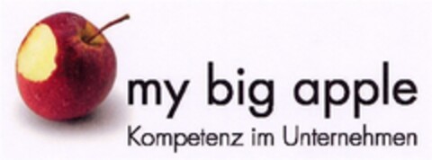my big apple Kompetenz im Unternehmen Logo (DPMA, 12/12/2006)
