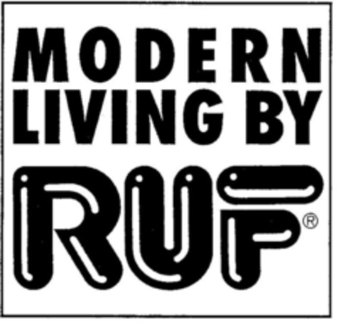 MODERN LIVING BY RUF Logo (DPMA, 09.12.1994)