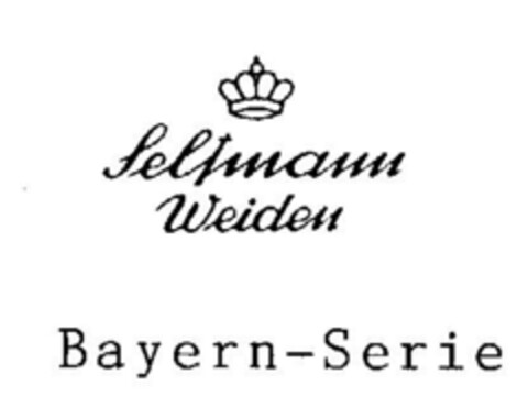 Seltmann Weiden  Bayern-Serie Logo (DPMA, 27.01.1995)