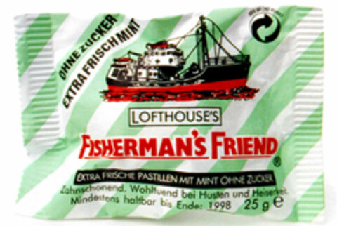 FISHERMAN'S FRIEND Logo (DPMA, 03/23/1995)