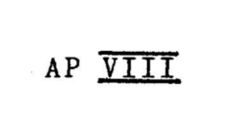 AP VIII Logo (DPMA, 29.03.1995)