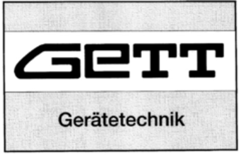 GETT Gerätetechnik Logo (DPMA, 08/05/1997)
