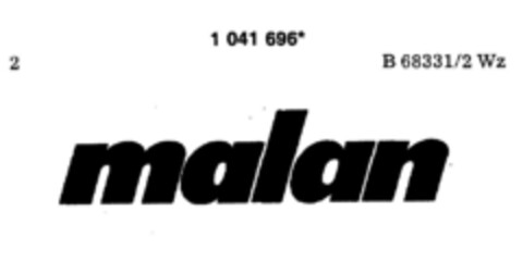 malan Logo (DPMA, 15.07.1981)