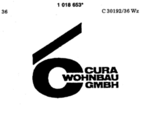 CURA WOHNBAU GMBH Logo (DPMA, 18.04.1981)