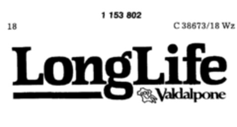 LongLife Valdalpone Logo (DPMA, 07.02.1989)
