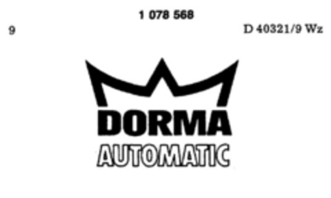DORMA AUTOMATIC Logo (DPMA, 03.11.1984)
