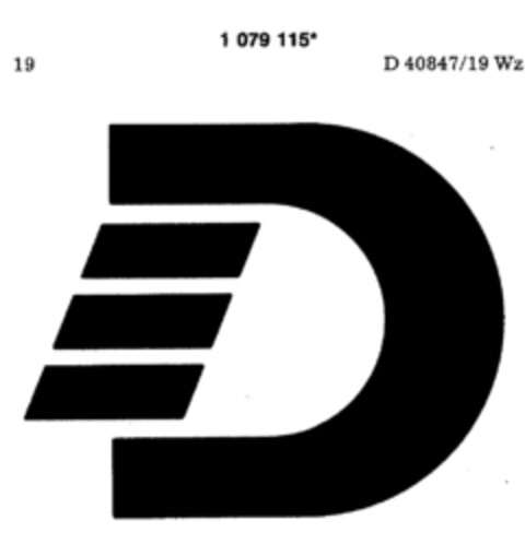 1079115 Logo (DPMA, 04/01/1985)