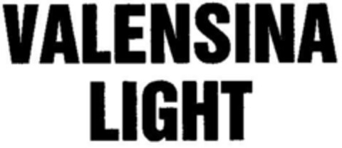 VALENSINA LIGHT Logo (DPMA, 02/21/1986)