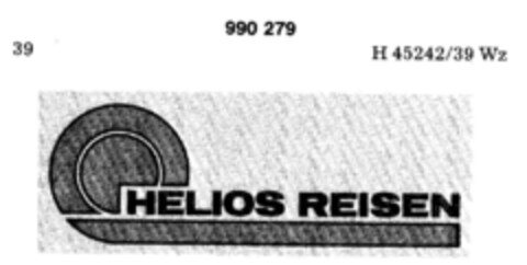 HELIOS REISEN Logo (DPMA, 02.04.1979)