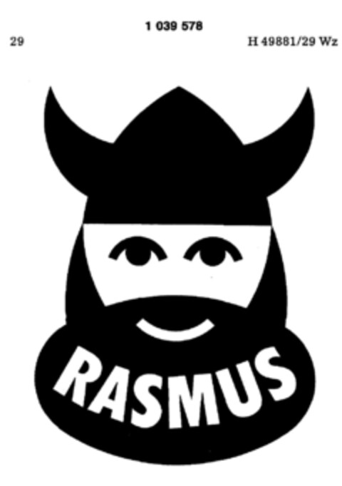 RASMUS Logo (DPMA, 25.03.1982)