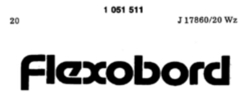 Flexobord Logo (DPMA, 10/15/1982)