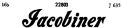 Jacobiner Logo (DPMA, 05.02.1897)