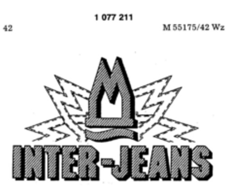 INTER-JEANS Logo (DPMA, 11.08.1984)