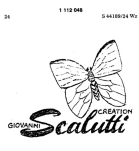 CREATION GIOVANNI Scalutti Logo (DPMA, 16.12.1986)