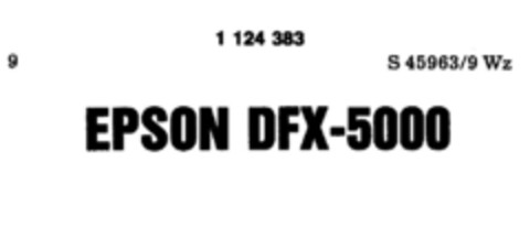 EPSON DFX-5000 Logo (DPMA, 04.01.1988)