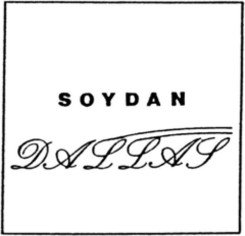 SOYDAN DALLAS Logo (DPMA, 17.09.1993)