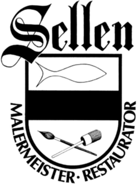 Sellen MALERMEISTER RESTAURATOR Logo (DPMA, 02.08.1994)